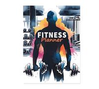 Journal d'entraînement - Carnet de suivi des exercices, journal d'exercice hebdomadaire | Système de journal de planification d'entraînement structuré pour femmes et hommes