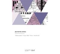 Journal des artistes - Societe Libre Des Beaux-Arts - Hachette Bnf - broché - Livre