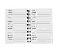 Journal des mots de passe, cahier organisateur léger avec séparateurs à plusieurs niveaux - livre pour étui de mot de passe, convient à la famille, aux amis, aux étudiants, aux adultes, aux hommes