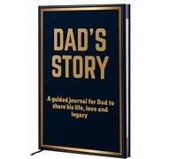 Journal d'histoire « Dad, I Want to Hear Your Story » : Dear Dad Life Livre d'histoires avec instructions guidées - Cadeau pour père, beau-père ou grand-père qui ne veut rien - Journal souvenir à
