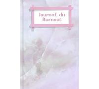 Journal du Burnout: A remplir et à cocher pour trouver les facteurs de stress et pour l'autoréflexion avant, pendant et après une thérapie | Motif : quartz rose