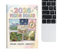 Journal du tableau de vision 2026 - Manuel de planification des rêves, planificateur de cartographie des objectifs | Système de carnet d'exercices pour les étudiants, les entrepreneurs, les