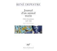 Journal d'un animal marin: Choix de poèmes (1956-1990)