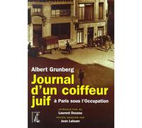 Journal d'un coiffeur juif à Paris sous l'occupation