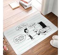 Journal d'un dégonflé Pas de Jeu vidéo Pendant Une Semaine Paillasson antidérapant Tapis de Sol Tapis pour Cuisine Entrée Chambre Tapis de Sol