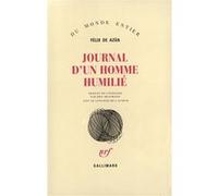 Journal d'un homme humilié – Gallimard