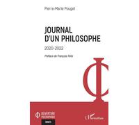 Journal d'un philosophe 2020-2022 - Pierre-Marie Pouget - L'harmattan - broché - Essai