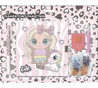 Journal en diamant avec cadenas + stylo 3 couleurs Best Friends Cute Derform