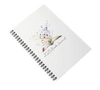 Journal en papier pour Halloween, carnet de suivi de lecture, planificateur à double spirale pour planifier des planifications, 148 x 210 mm, inspiration d'Halloween