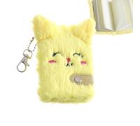 Journal en peluche - journal en peluche avec | Carnet de notes pour filles - Cadeau à paillettes - Carnet de notes avec pages lignées pour enfants