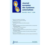 Journal europeen des systemes automatises rs serie jesa vol - Collectif - Hermes Science Publications - broché - Livre