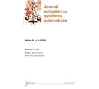 Journal europeen des systemes automatises vol. 43 n. 4-5/avr - Collectif - Hermes Science Publications - broché - Livre
