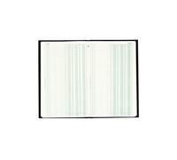 Exacompta - Réf. 7780E - 1 Piqûre JOURNAL triple - format 320x195mm - 80 pages foliotées - 38 lignes - couverture en carte lustrée certifiée FSC - 4 coloris aléatoires, bleu, jaune, rouge, vert