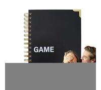 Journal Game Book | Challenge Économies Carnet Organisateur - Agenda Challenge Économies Amusant pour Vacances Maison Travail Amis Voyage d'Affaires