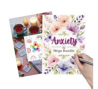 Journal guidé - Note de santé mentale, planificateur floral | Auto-soins Journal pour la productivité Focus Change Growth Management Emotional Management Workbook Personal Reflection Organization