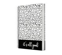 Journal guidé pour la santé mentale - Carnet d'exercices d'humeur inspirant, journal émotionnel | pour objectif de croissance du stress pour hommes, femmes, mères, grands-parents, adolescents et