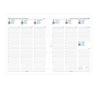 Filofax Agenda 2027 27-68714 A4 semainier sur 2 pages 5 langues