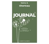 Journal - Henry David Thoreau - Le Mot Et Le Reste - broché - Roman