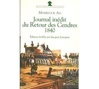 Journal inédit du Retour des Cendres, 1840