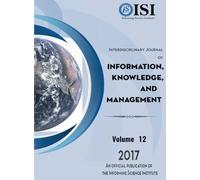 Journal interdisciplinaire de l'information, des connaissances et de la gestion : 2017