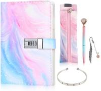 Journal Intime Fille Avec Code, Coffret Cadeau Pour Filles De 7, 8, 9, 10, 11, 12, 13 Et 14 Ans, Noël, Anniversaire, Rentrée Scolaire, Carnet Secret Fille, Coffret Cadeau Pour Étudiantes