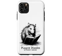 Journal Intime Rat peste Rongeur médiéval Macabre Sarcasme Coque pour iPhone 11 Pro Max