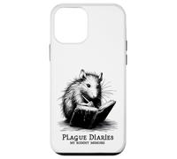 Journal Intime Rat peste Rongeur médiéval Macabre Sarcasme Coque pour iPhone 12 Mini