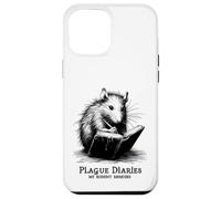Journal Intime Rat peste Rongeur médiéval Macabre Sarcasme Coque pour iPhone 12 Pro Max