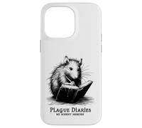Journal Intime Rat peste Rongeur médiéval Macabre Sarcasme Coque pour iPhone 14 Pro Max