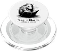 Journal Intime Rat peste Rongeur médiéval Macabre Sarcasme PopSockets PopGrip pour MagSafe
