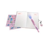 Journal Intime, Stickers & Stylo À Encre Magique Stitch, Angel & Souillon Disney