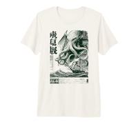 Journal Japonais Vintage Seabattle Kraken Monster Cthulhu T-Shirt Haut de Gamme