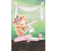 Journal: Little Ballerina And Baby Rabbit, Lined Journal Paper With Title And Date, 200 Pages (6 X 9)