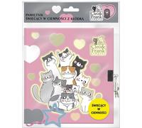 Journal lumineux sombre avec cadenas Cats 39 Cleo et Frank Derform