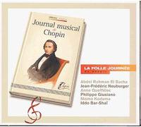 Journal musical de Chopin - Etudes mazurkas polonaises CD