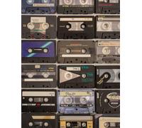 Journal/Notebook/ Retro 80s Cassette Tape Design/