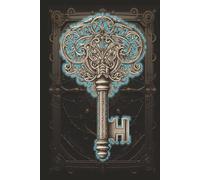 Journal Notebook With a Castle Door Design: Picture of a Medieval Key on the Cover