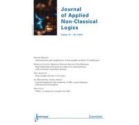 Journal of applied nonclassical logics volume 21 n 2 aprilj - Collectif - Hermes Science Publications - broché - Livre