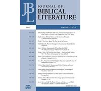 Journal Of Biblical Literature 137.3 (2018)
