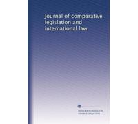 Journal of comparative legislation and international law