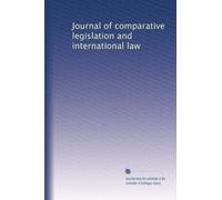Journal of comparative legislation and international law