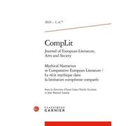 CompLit. Journal of European Literature, Arts and Society Asun López-Varela Azcárate (Editeur du volume), José-Manuel Losada-Goya (Editeur du volume), Brigitte Le Juez (Collection dirigée par)