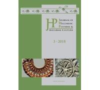 Journal Of Hellenistic Pottery And Material Culture Volume 3 2018
