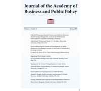 Journal of the Academy of Business & Public Policy: Volume 1, Number 1, Spring 2009