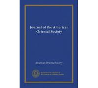 Journal of the American Oriental Society (Vol-1)