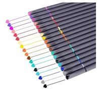Journal Planner Pens Colored Pens, Supplies, Fine Point Fineliner Drawing Art Markers for Note Taking, 18-Color