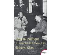 Journal politique II. Septembre 1939-Février 1943: Tome 2 : septembre 1939-février 1943 (02)