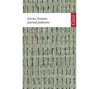 Journal posthume - Georg Simmel - Circe - broché - Essai