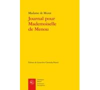 Journal Pour Mademoiselle De Menou