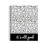 Journal quotidien de santé mentale, couverture tactile texturée, 21 x 28 cm, journal de bien-être, guide de motivation spirituel, auto-réflexion, pour le stress, les objectifs, la pleine conscience